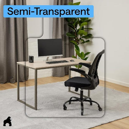 GORILLA GRIP Slip Resistant Clear Office Chair Mat - Image 7