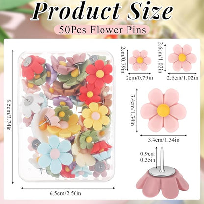 Dispowreath 50 Pcs Flower Push Pins - Image 2