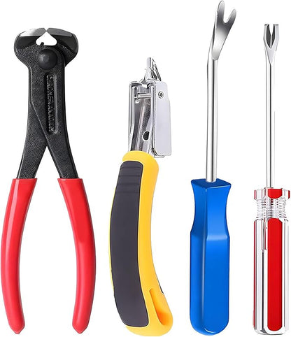 Construction and Upholstery Staple Remover Tack Puller Nail Remover Tool Set by Unknown