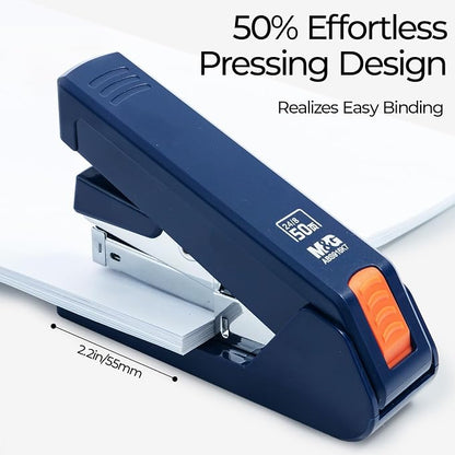 M&G Effortless Stapler 50 Sheet Capacity One-Touch Stapling, Heavy Duty Desktop - Image 3