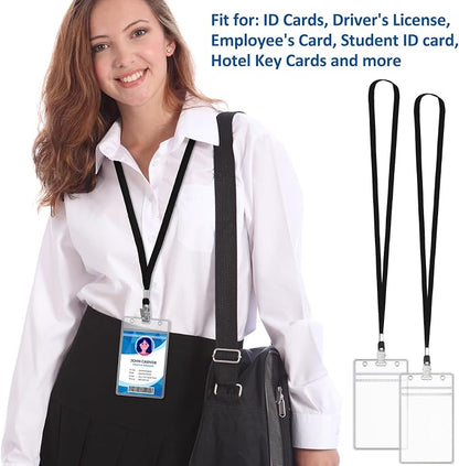 Marspark 20 Pcs ID Badge Holder - Image 3