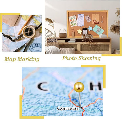 310 Pcs Gold Push Pins Set Thumb Tacks Decorative Push Pins - Image 5