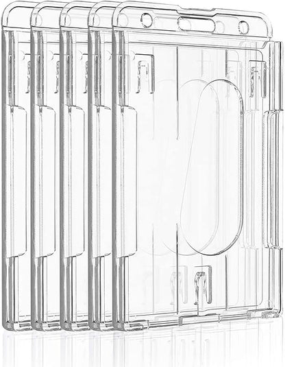 Pawfly 5 Pack Vertical 2-Card Badge Holders by Pawfly