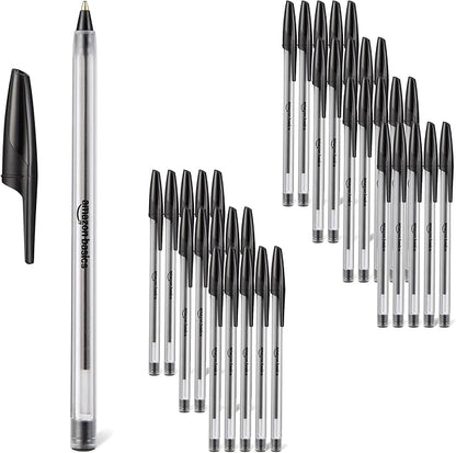 Amazon Basics Ballpoint Pens, Medium Point 1.0mm by AmazonBasics