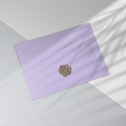 50 PCS Purple Colorful A7 Envelopes - Image 5