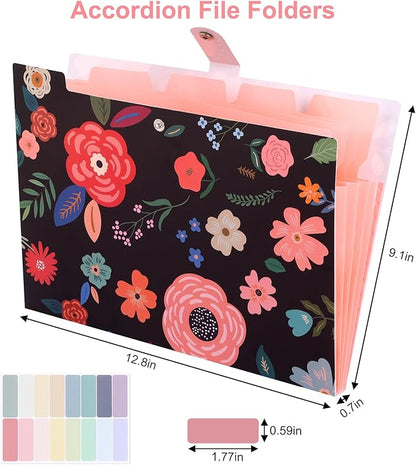 EOOUT 6pcs Expanding File Folders - Image 2