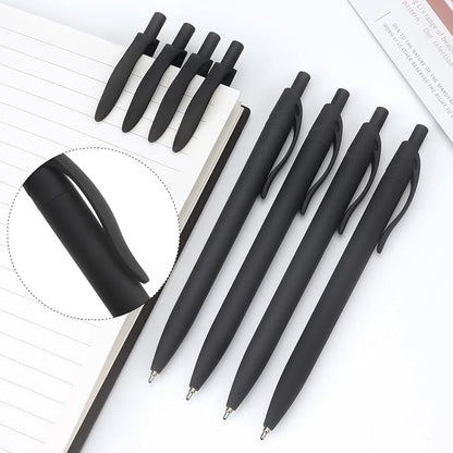 Bribobo 8 Pack Ballpoint Pens Retractable No Bleed Black Click Pens, Medium - Image 6