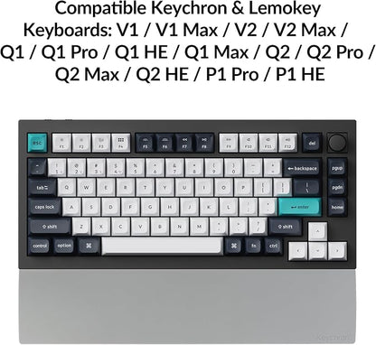 Keychron Gray Silicone Wrist & Palm Rest, 12.89" - Image 2
