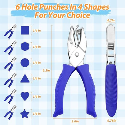 Modacraft 6-Pack Craft Hole Punchers Set - Image 3