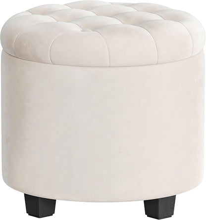 SONGMICS Round Ottoman, Ottoman by Unknown