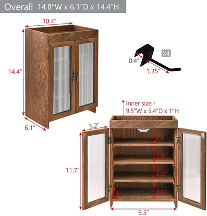 Ikee Design Wooden Countertop Storage Cabinet - Image 3