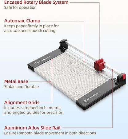 Firbon 12" Rotary Paper Trimmer - Image 4