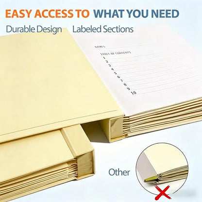 Important Document Organizer for Family Records, Home Filing System - Image 7