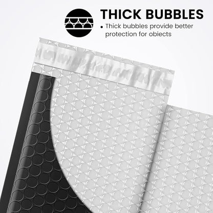 Fuxury Bubble Mailers 4x8" 800Pcs Bulk, Waterproof Padded Envelopes Usable Size - Image 3