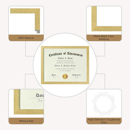 ELSKER&HOME 8.5x11 Certificate Frame 6 Pack - Image 5