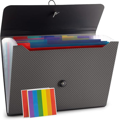 Nicfaec Expanding File Folder, File Organizer, 13 Pockets, File Organizer by Nicfaec