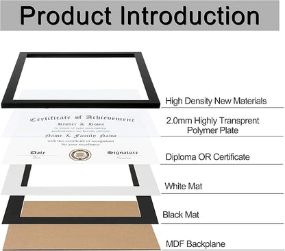 ELSKER&HOME 8.5x11 Diploma Frame Black - Image 6