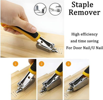 Construction and Upholstery Staple Remover Tack Puller Nail Remover Tool Set - Image 4