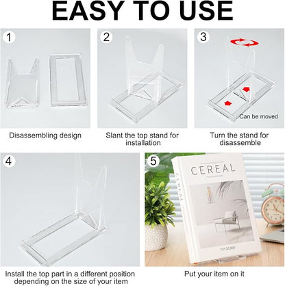 36 Pack 5.91 inch Acrylic Book Stand - Image 5