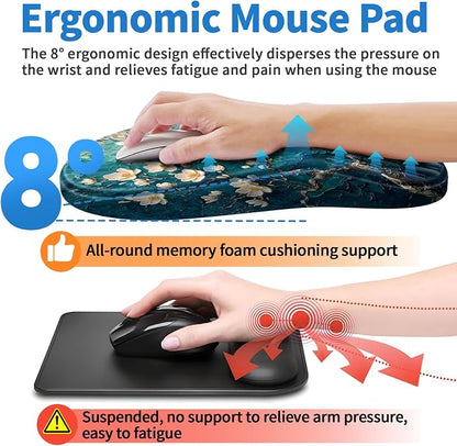 YIWEI Ergonomic Mouse Pad with Wrist Rest - Image 4
