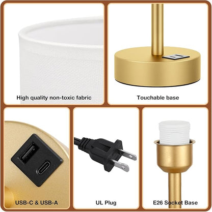 Dicoool Small Touch Bedside Lamp - Image 6