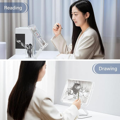 BYMECOST Acrylic Book Stand for Reading, Adjustable Book Holder - Image 6