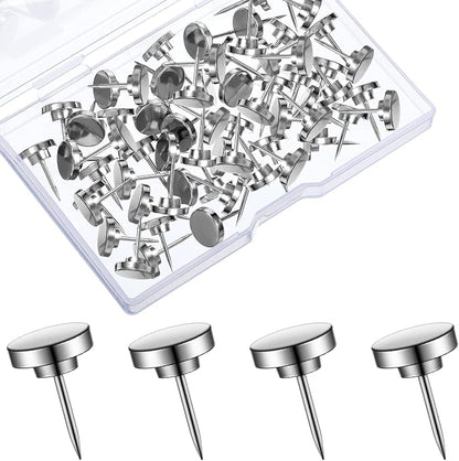 30 Pieces Push Pins, Metal Thumb Tacks by Shimeyao