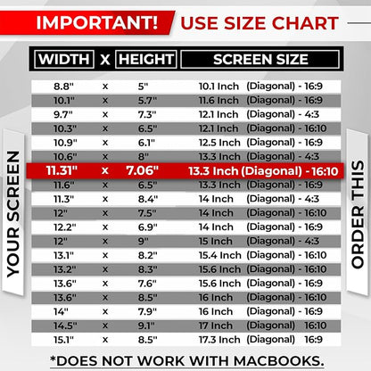SightPro Magnetic Laptop Privacy Screen 13.3 Inch 16:10 - Image 8