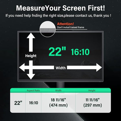 22 Inch Computer Privacy Screen - Image 2
