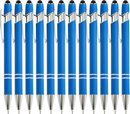 PASISIBICK 12 Pieces Blue Ballpoint Pen - Image 8