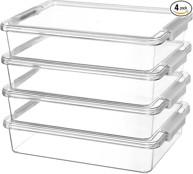 Vtopmart 6 Qt Plastic Storage Bins by Vtopmart