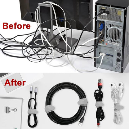 16Pcs Silicone Cable Ties Cord Organizer - Image 5