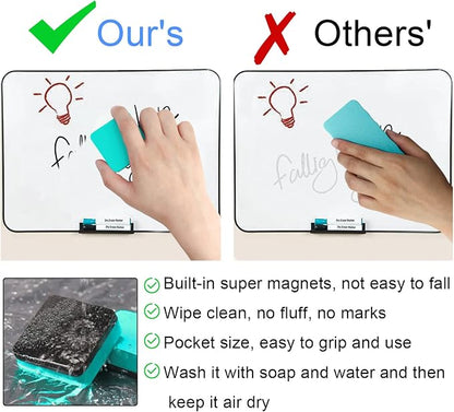 Dry Erase Eraser, CUTEFA 48 Pack Magnetic Whiteboard Dry Erasers, Mini - Image 4