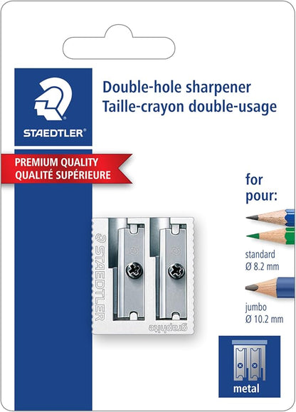 STAEDTLER Metal Double-Hole Pencil Sharpener - Image 2