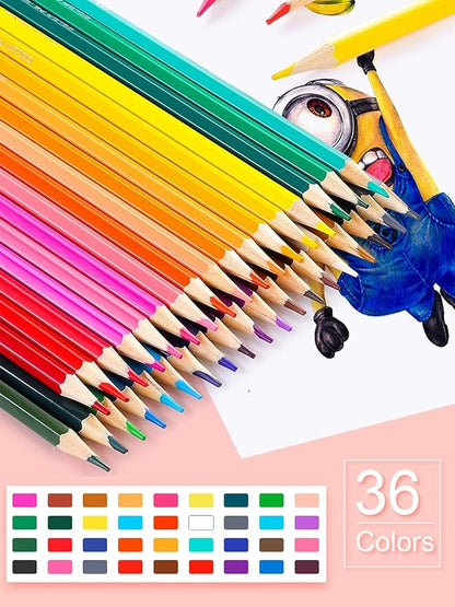 Deli 36 Pack Colored Pencils - Image 2