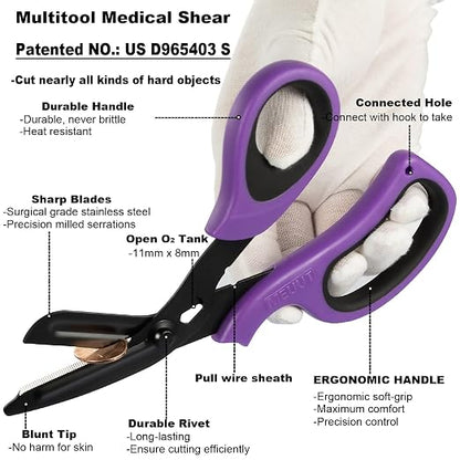 MEUUT 2 Pack Trauma Shears Bandage Scissors - Image 3