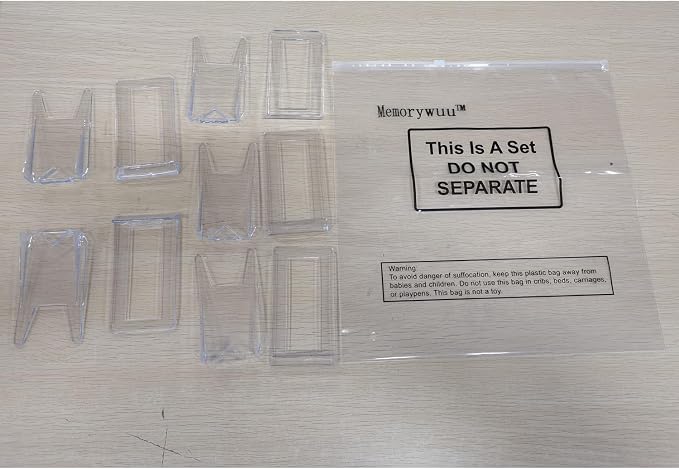 6 Pack Acrylic Book Stand for Display Adjustable Clear Display Holder Easel - Image 5