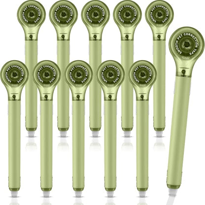 Gersoniel 10 Pack Correction Tape Pen Correctional Ink Tape Push Pull Protective by Gersoniel