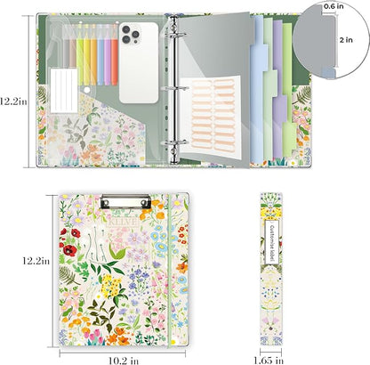 3 Ring 1 Inch Binder Organizer, KLLVE Three Ring Binders - Image 6