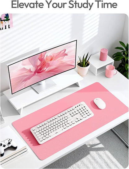 YSAGi Leather Desk Protector, Office Mat, Large Mouse Mat, Non-Slip PU Leather - Image 6