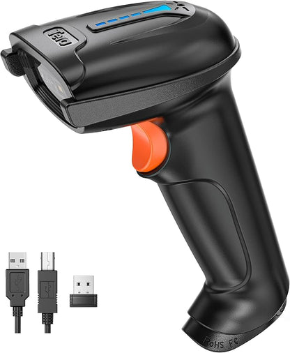 Tera Barcode Scanner with Battery Indicator: 2D Wireless, 2.4G Wireless by Tera