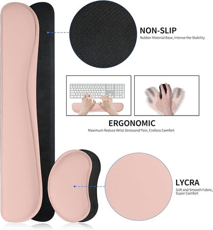 Desk Pad Mat Set, 3-in-1 Large Mouse Pads - Image 4