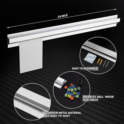 24 Inch Aluminum Ticket Holder Rail - Image 5