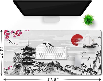 Japanese Landscape Large Mouse Pad, Large Extended Mouse Pad - Image 6