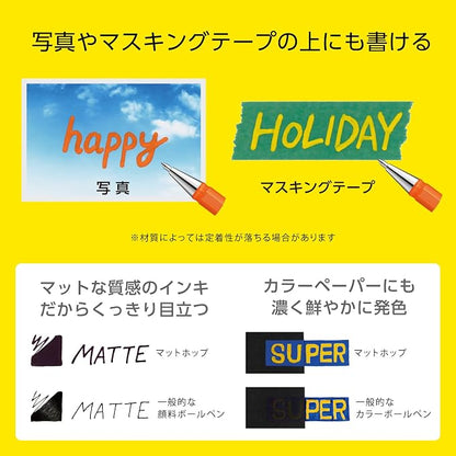 Pentel Color Ballpoint Pen, Matte Hop - Image 3