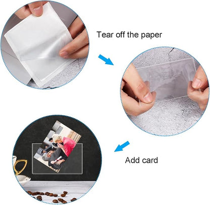 30 Pack Self-Adhesive Index Card Pockets - Image 4
