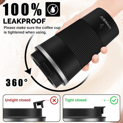 MOMSIV 17oz Travel Mug, Insulated Coffee Cup with Leakproof Lid, Vacuum Stainless Steel Double Walled Reusable Tumbler for Hot and Cold Water Coffee and Tea In Travel and Car - Image 4