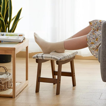 Foot Stool Ottoman Foot Rest Under Desk, Small Stool - Image 3