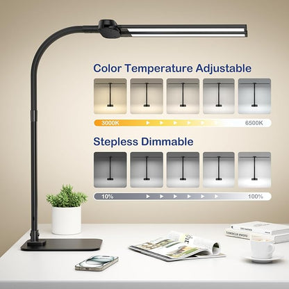 Desk Lamp with USB Charging Port - Image 6
