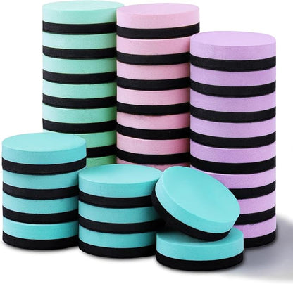 XKDOUS Round Magnetic Whiteboard Eraser 35 Pack, Small Dry Erase Eraser by XKDOUS